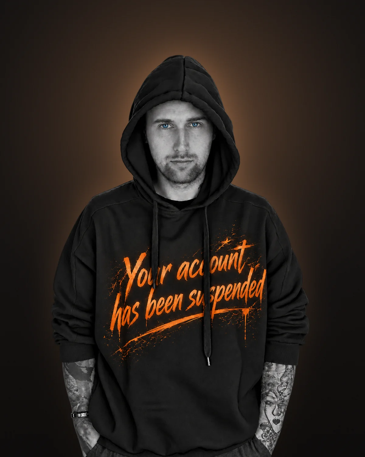 Portrait of Vlad Niko in a black hoodie